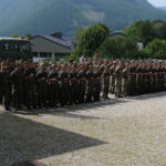 Rekruten, welche angelobt werden